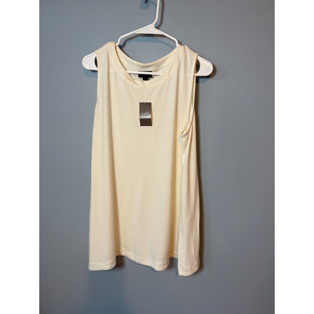 J.Jill Cream Sleeveless Tank in Size L
